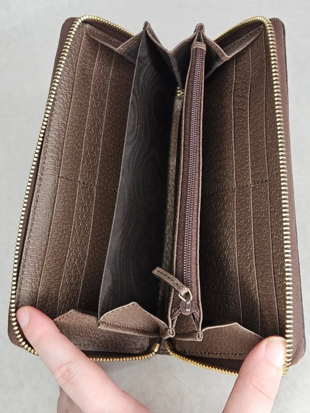 Gucci GG Supreme Canvas Ophidia Long Wallet Zippy Organizer - Picture 9 of 13